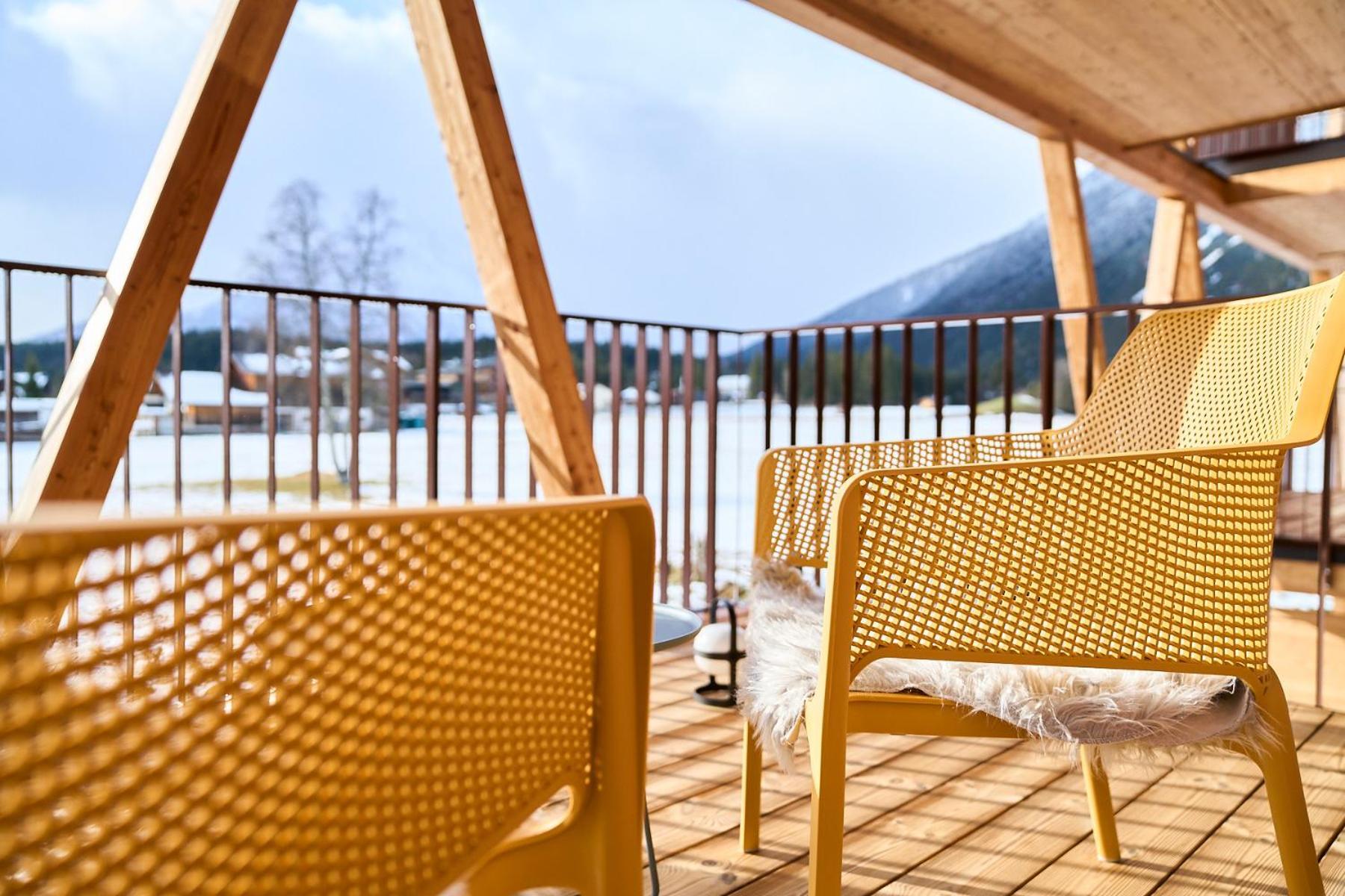 Bei Moser - Boutique Apartments Leutasch Ngoại thất bức ảnh